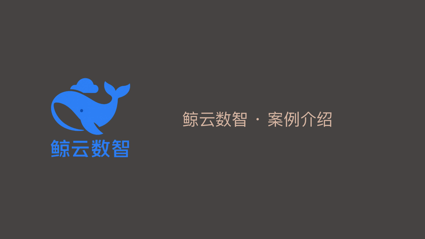 鲸云数智案例介绍封面